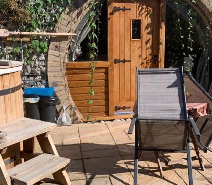 Photo of Winter escape luxury Hobbit house with Hot tub!