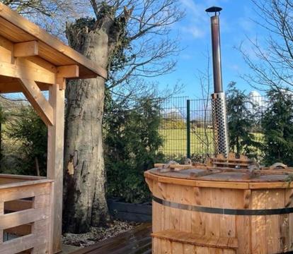 Photo of Luxury Log Cabin with wood fired hot tub