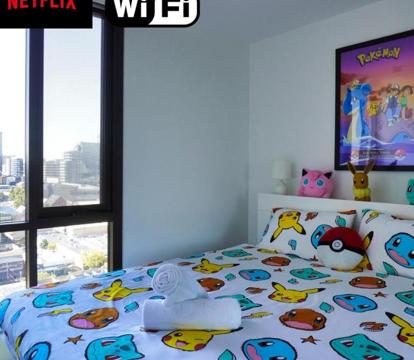 Photo of Pokémon Theme Luxury 2BR Apartment with King Beds & Stunning Views
