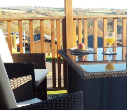 Photo of Devon Hills Holiday Park luxury timber lodge pet friendly with hot tub 2 to 6 guests