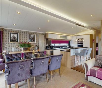 Photo of Tattershall VIP Lodge- Lakeside setting with hot tub and private fishing peg situated on Osprey lake tattershall park